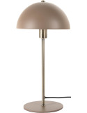 Lampe champignon marron taupe métal 20x39 cm Bonnet