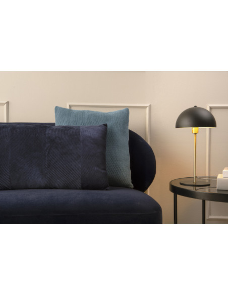Lampe champignon noire métal 39 cm Bonnet