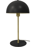 Lampe champignon noire métal 39 cm Bonnet
