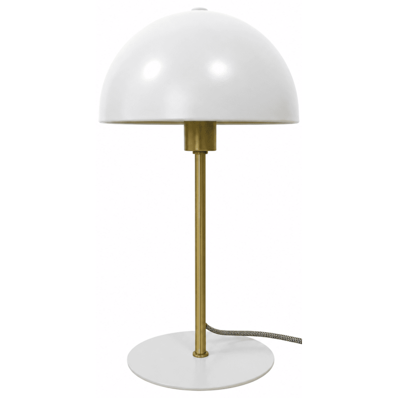 Lampe champignon blanche métal 39 cm...