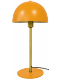 Lampe champignon jaune moutarde métal 39 cm Bonnet