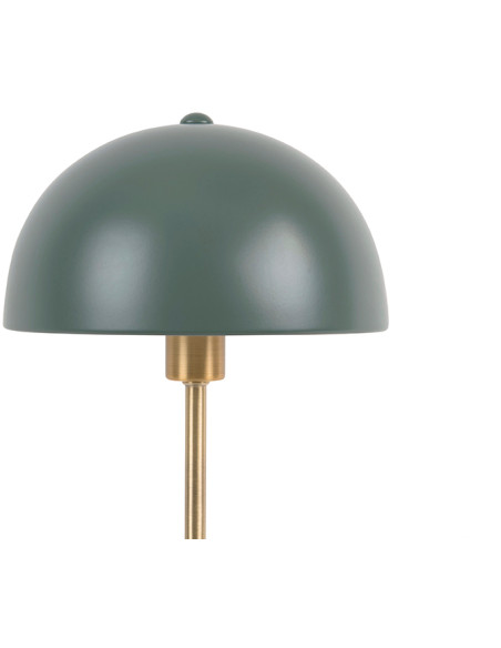 Lampe champignon verte métal 39 cm Bonnet