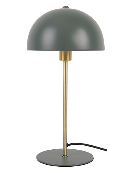 Lampe champignon verte métal 39 cm Bonnet