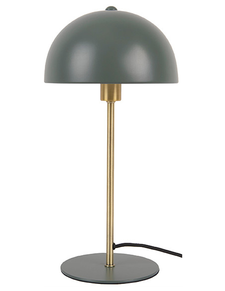 Lampe champignon verte métal 39 cm Bonnet