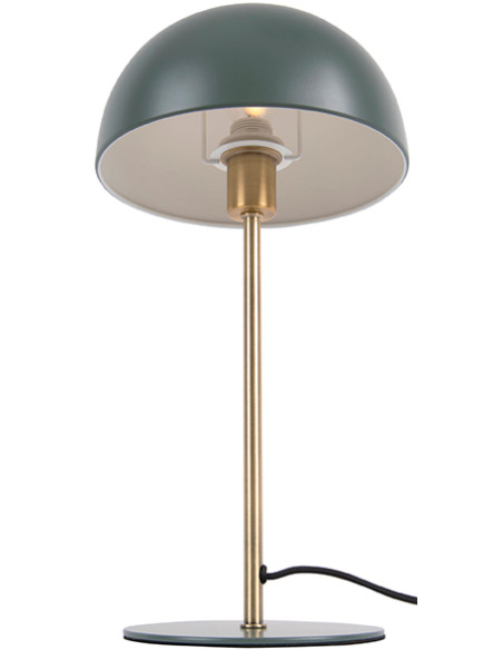 Lampe champignon verte métal 39 cm Bonnet