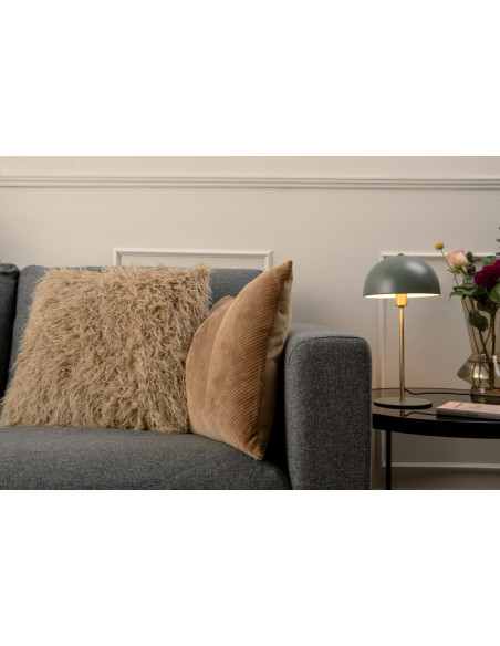 Lampe champignon verte métal 39 cm Bonnet
