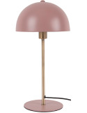 Lampe champignon rose métal 39 cm Bonnet