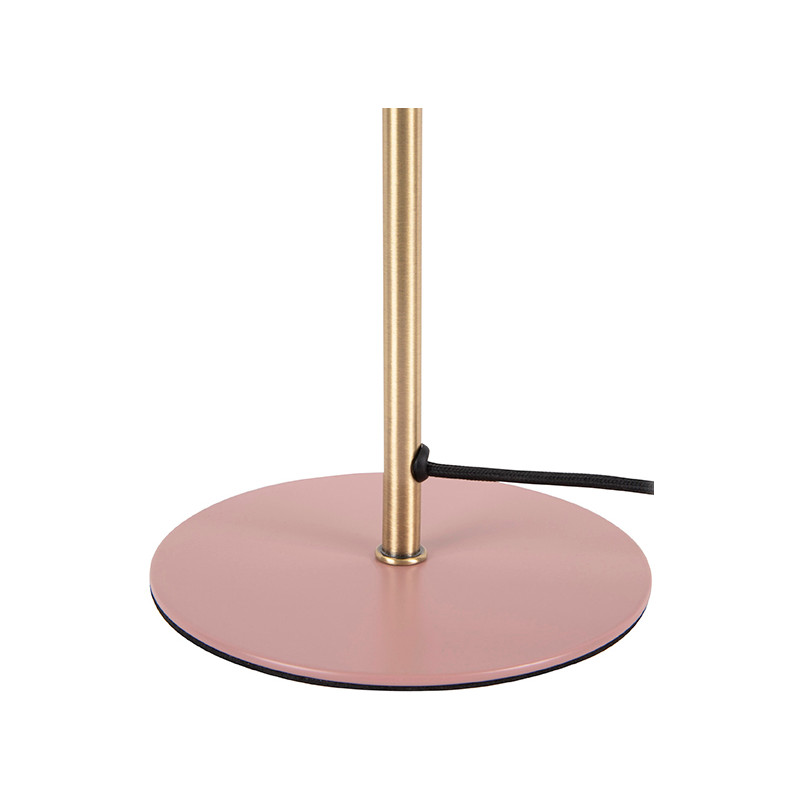 Lampe champignon rose métal 39 cm Bonnet