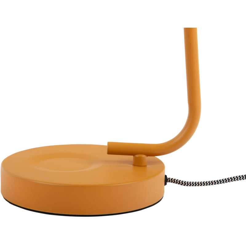 Lampe de bureau jaune ocre métal 38,5...