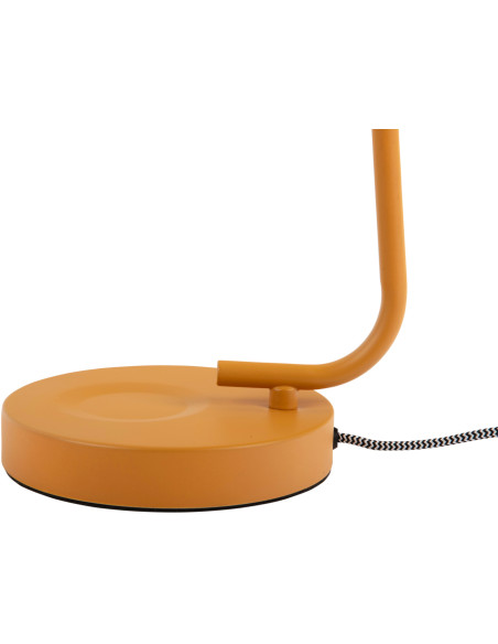 Lampe de bureau jaune ocre métal 38,5 cm Encantar