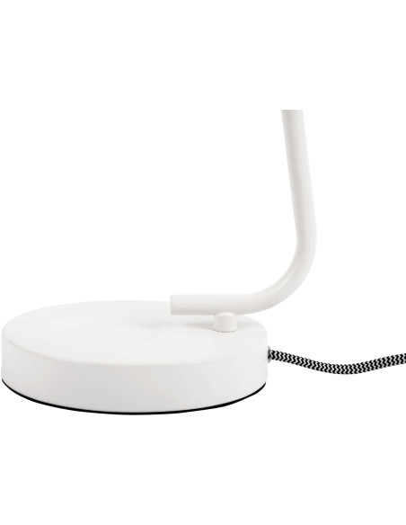 Lampe de bureau blanche métal 38,5 cm Encantar