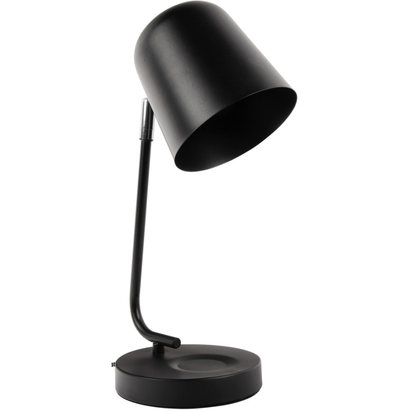Lampe de bureau noire métal 38,5 cm...