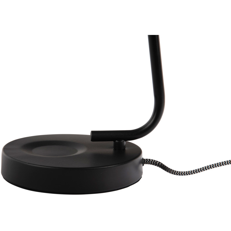 Lampe de bureau noire métal 38,5 cm...