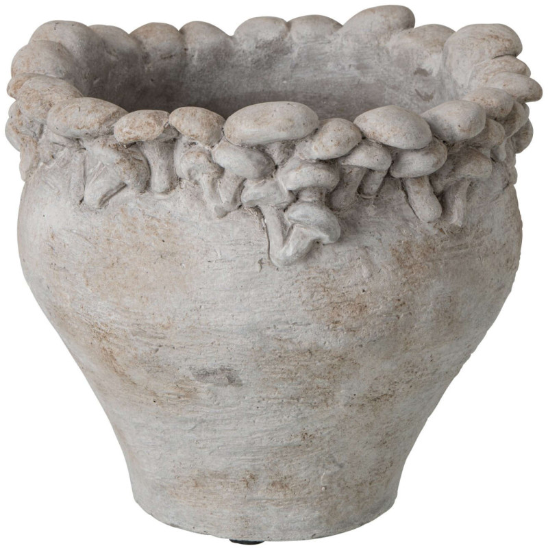 Cache-pot champignons en relief...
