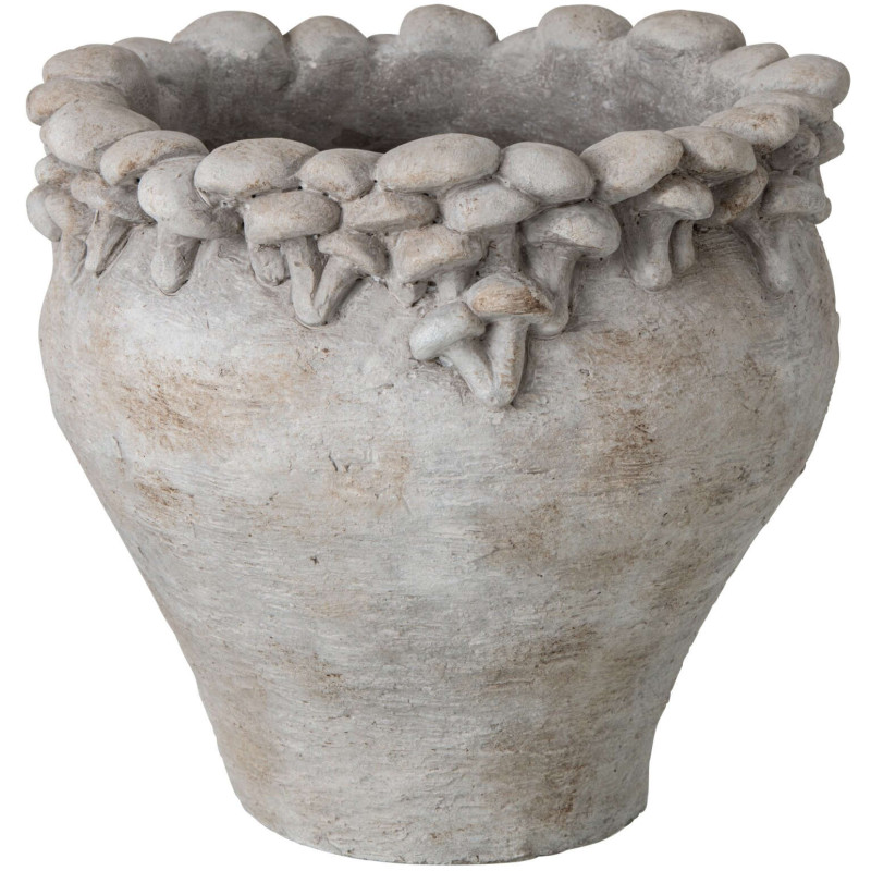 Cache-pot champignons en relief...