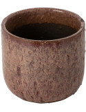 Cache-pot céramique rose ancien 18 cm Monsaraz