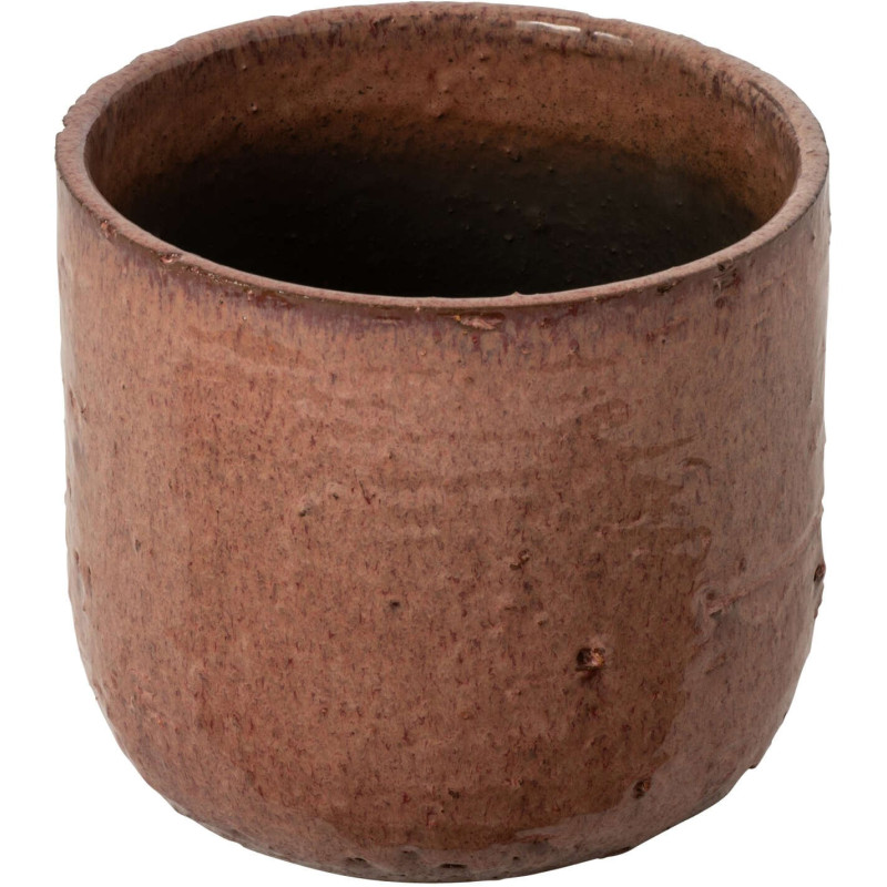Cache-pot céramique rose ancien 20 cm...