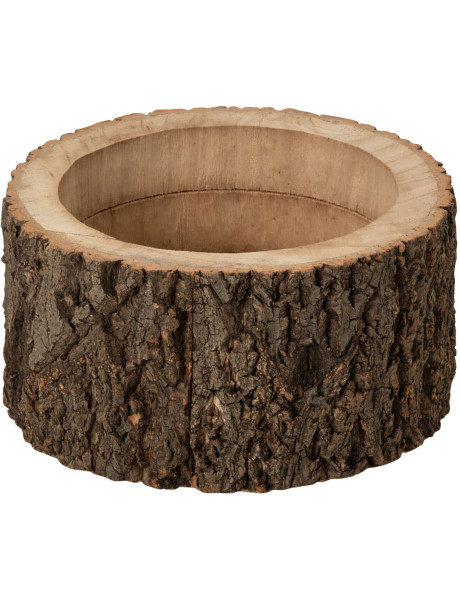 Cache-pot tronc d’arbre paulownia 33,5 cm Soglio