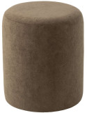 Pouf rond marron 36x36x41 cm Sirolo