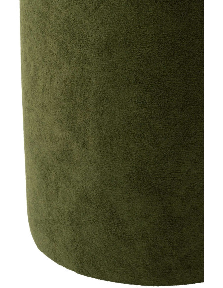 Pouf rond vert olive 36x36x41 cm Sirolo