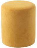 Pouf rond jaune moutarde 36x36x41 cm Sirolo