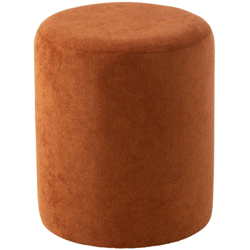 Pouf rond terracotta 36x36x41 cm Sirolo