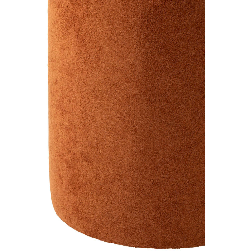 Pouf rond terracotta 36x36x41 cm Sirolo