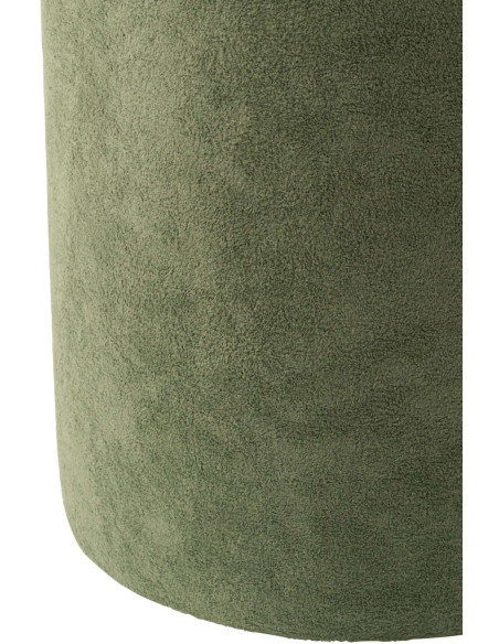 Pouf rond vert sauge 36x36x41 cm Sirolo