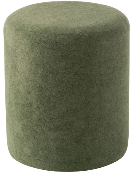Pouf rond vert sauge 36x36x41 cm Sirolo