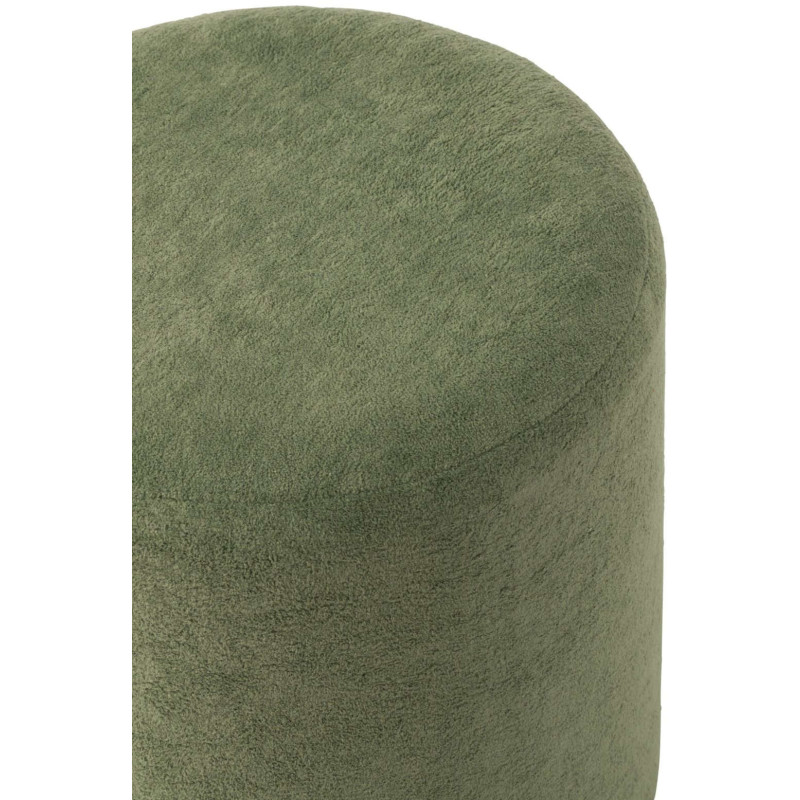Pouf rond vert sauge 36x36x41 cm Sirolo