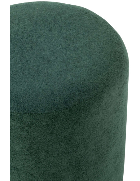 Pouf rond bleu pétrole 36x36x41 cm Sirolo