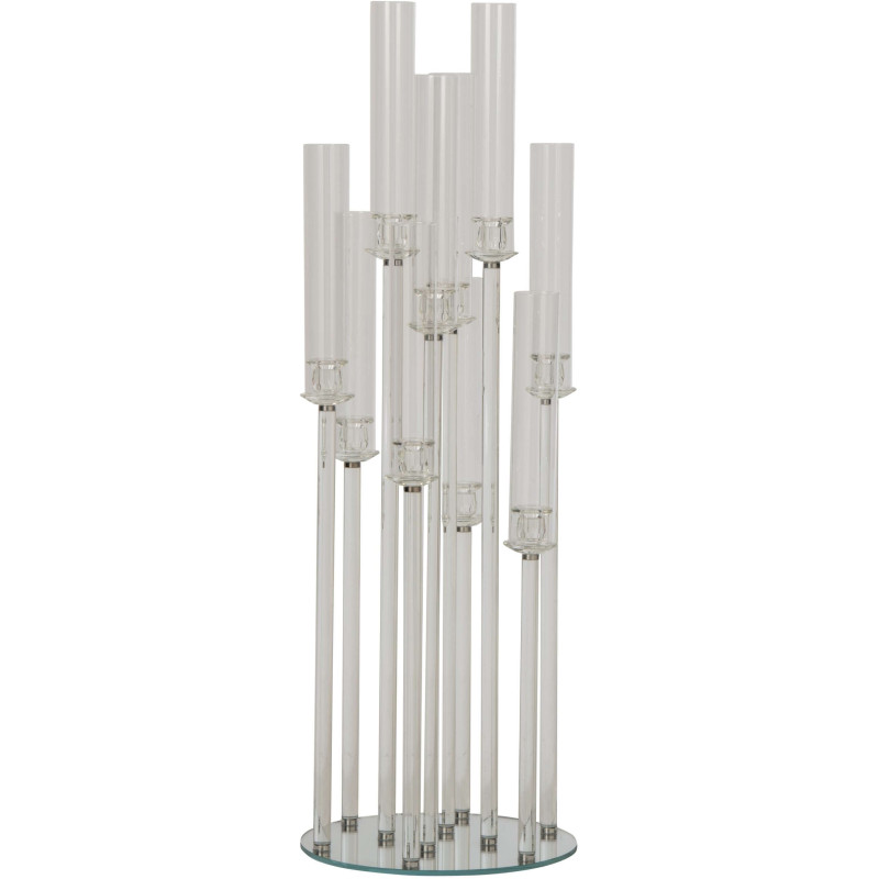 Grand chandelier sur pied 10 bougies...