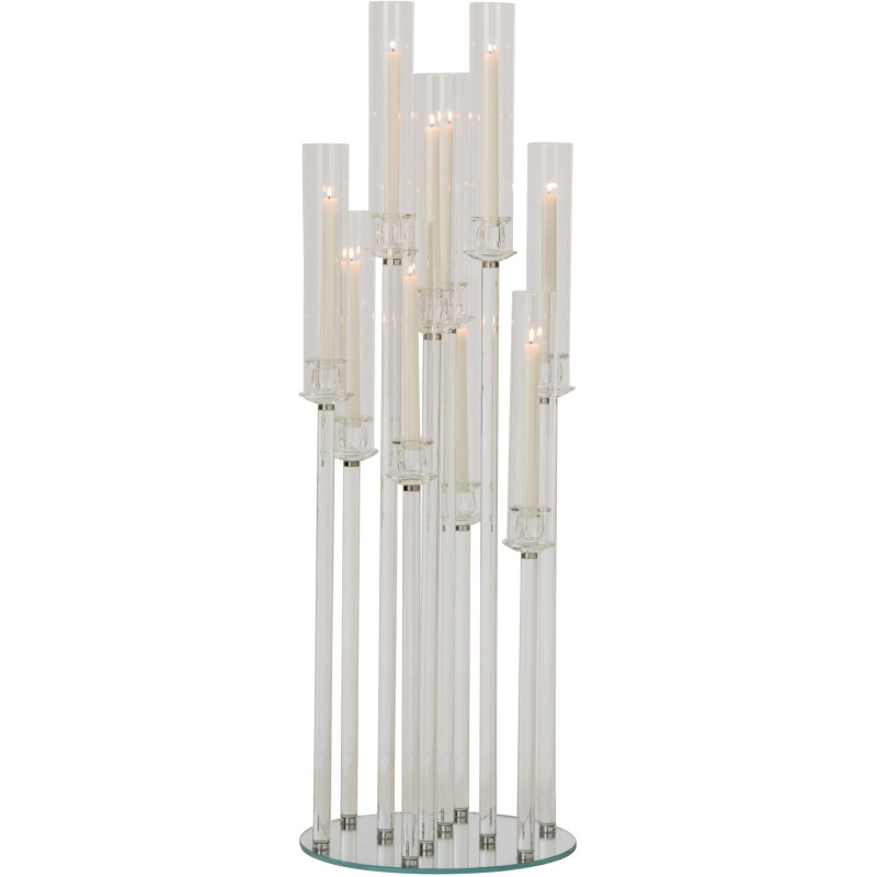 Grand chandelier sur pied 10 bougies...