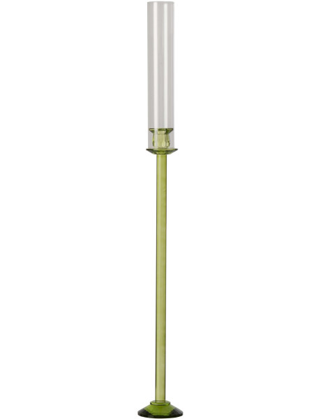 Bougeoir haut en verre vert 100 cm Jablonec