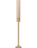 Bougeoir haut en verre doré 80 cm Jablonec