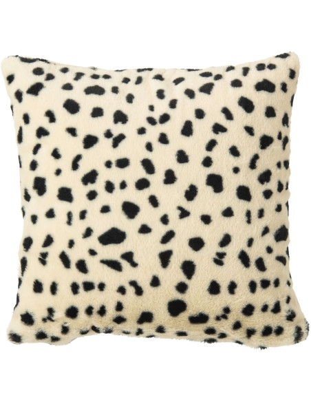 Coussin dalmatien noir et blanc 45x45 cm Sibenik
