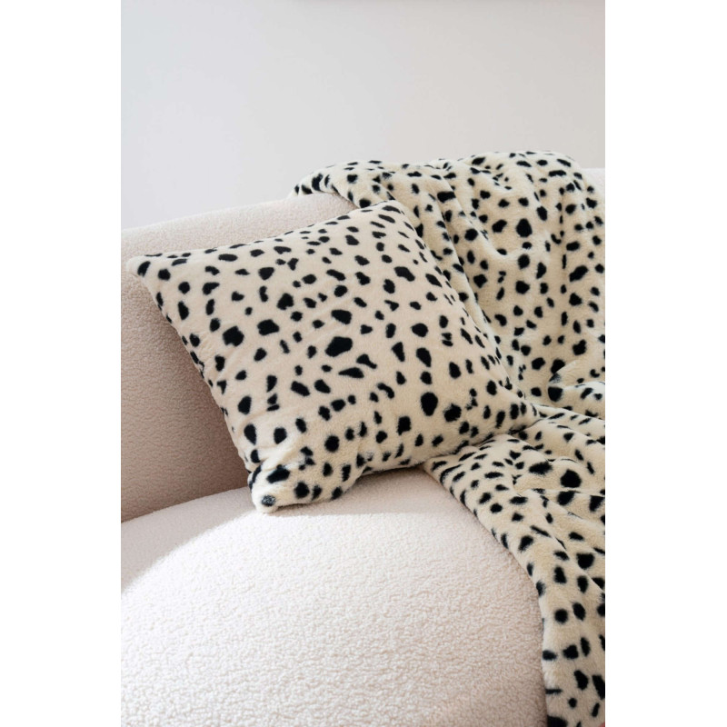 Coussin dalmatien noir et blanc 45x45...