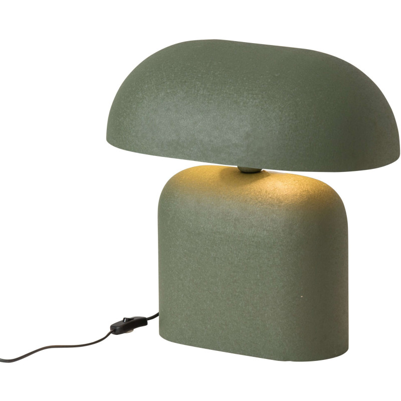 Lampe à poser champignon vert olive...