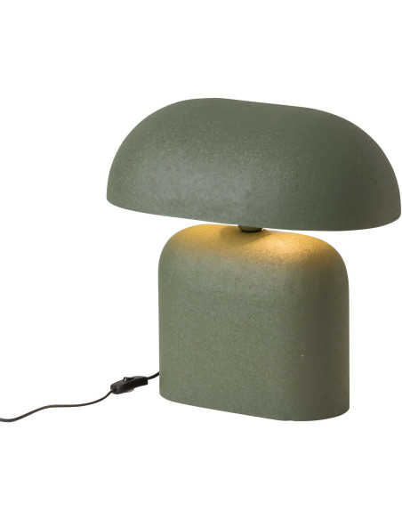 Lampe à poser champignon vert olive 45 cm Bobbio
