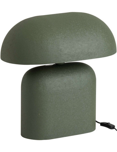 Lampe à poser champignon vert olive 45 cm Bobbio