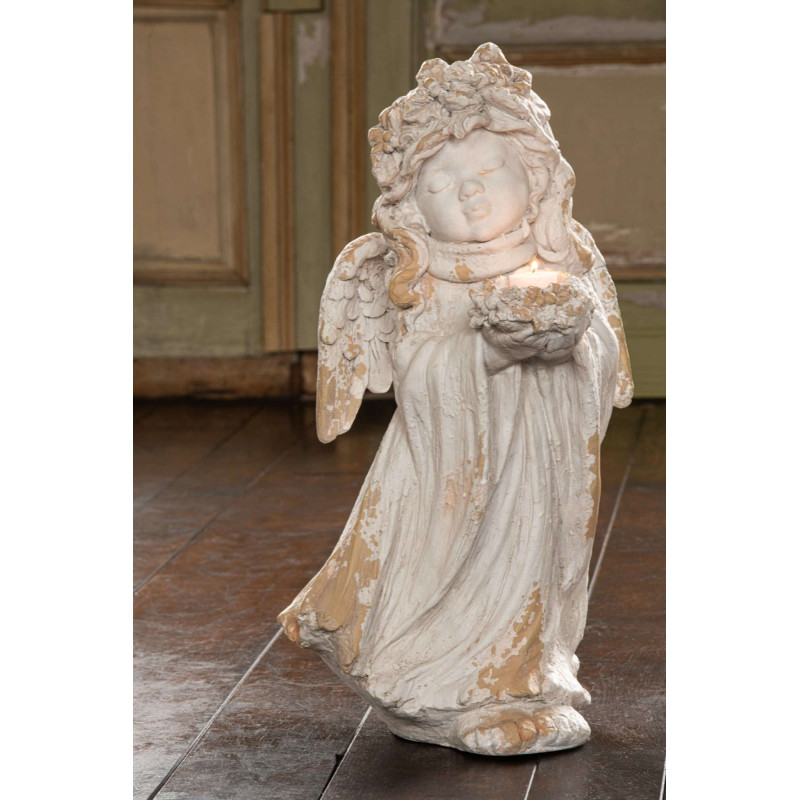 Statue ange de jardin en magnésium...
