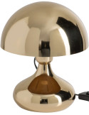 Lampe champignon dorée en métal 26 cm Dinant