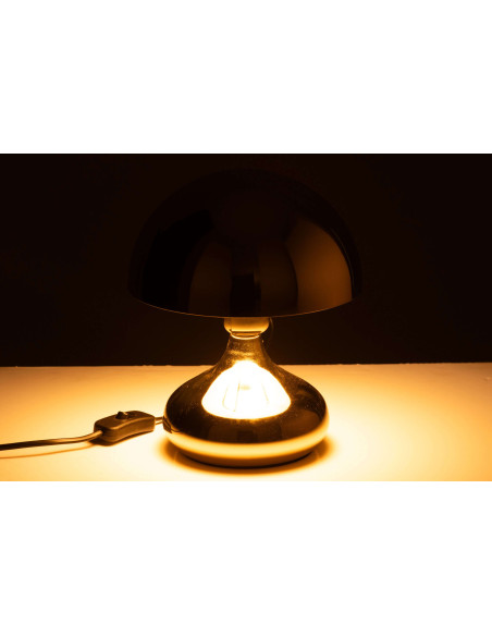 Lampe champignon dorée en métal 26 cm Dinant