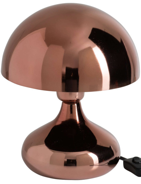 Lampe champignon cuivrée en métal 26 cm Dinant