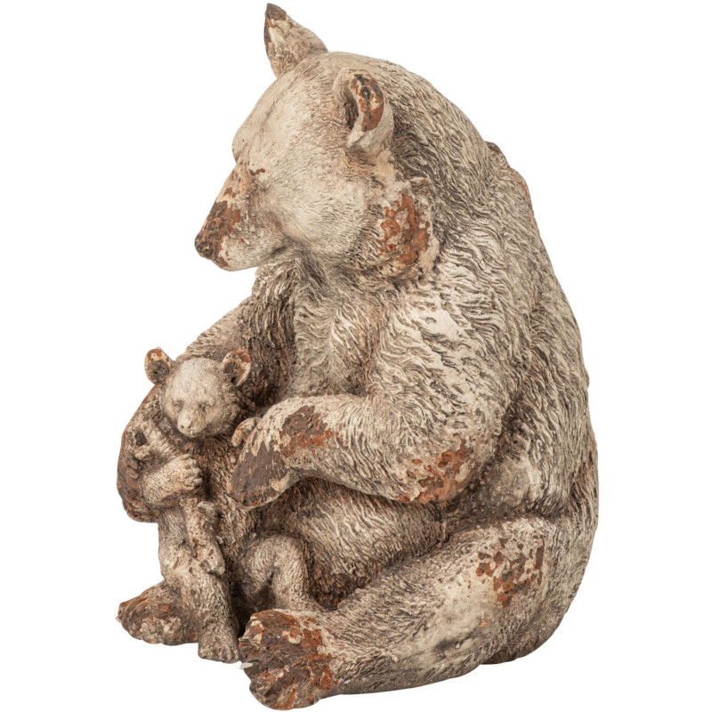 Statue ours et ourson de jardin en...
