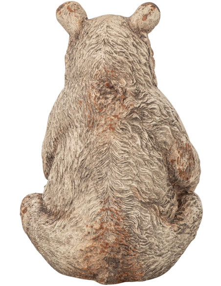 Statue ours et ourson de jardin en magnésium 37,5 cm Kuhmo