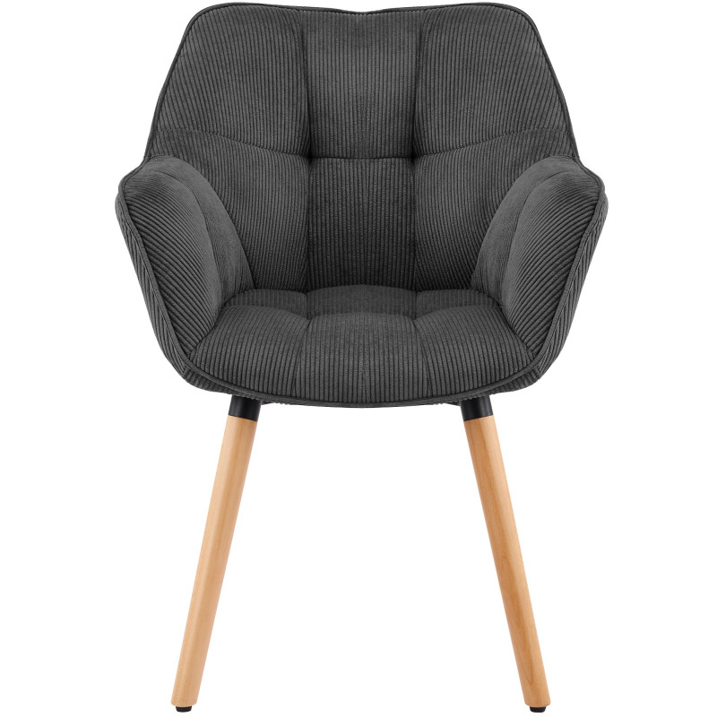 Chaise de salle à manger gris...