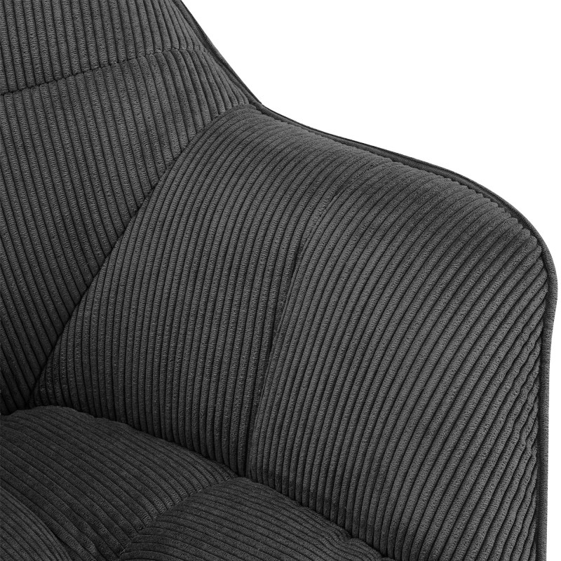 Chaise de salle à manger gris...