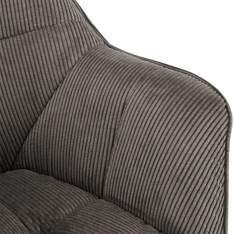 Chaise de salle à manger taupe en...