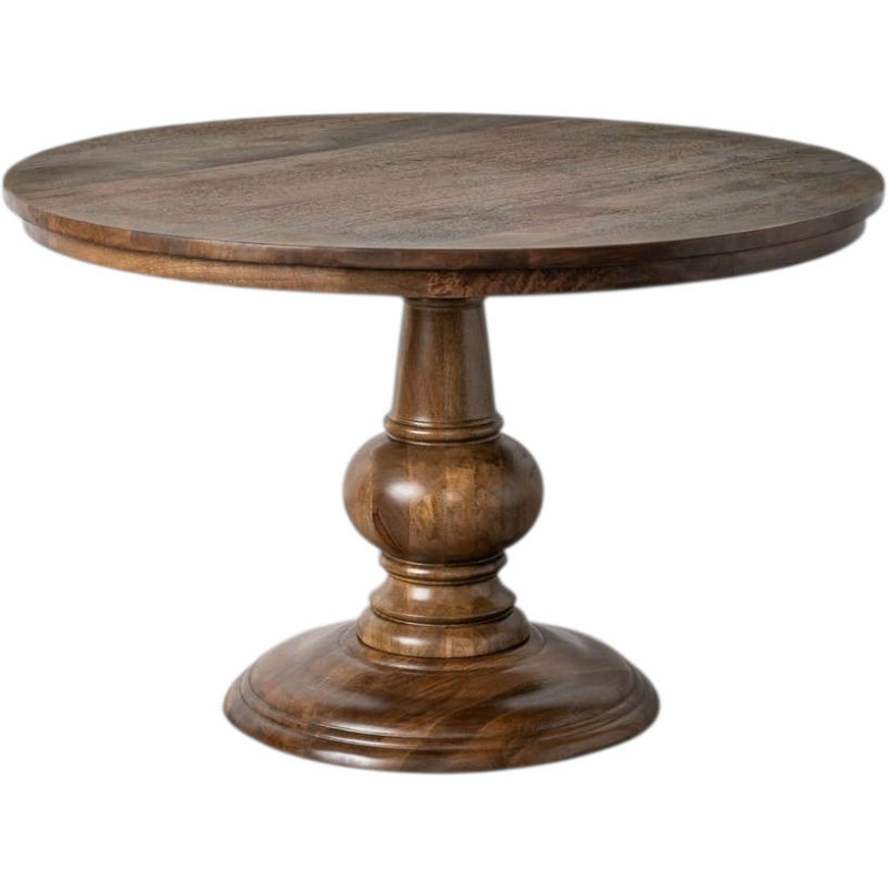 Table à manger ronde en manguier...